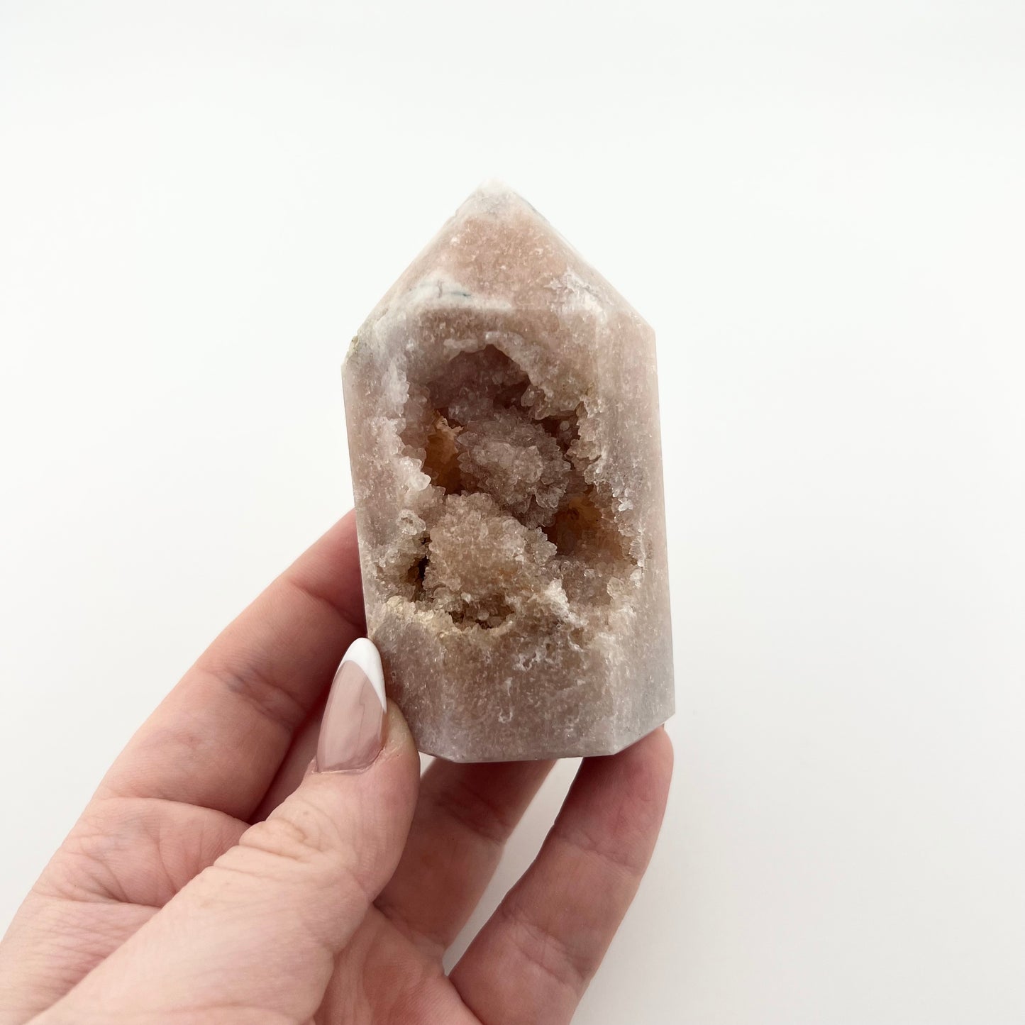 Pink Amethyst Towers | PureZen Minerals | Crystal Towers | Spiritual Healing | Decorative Ornament