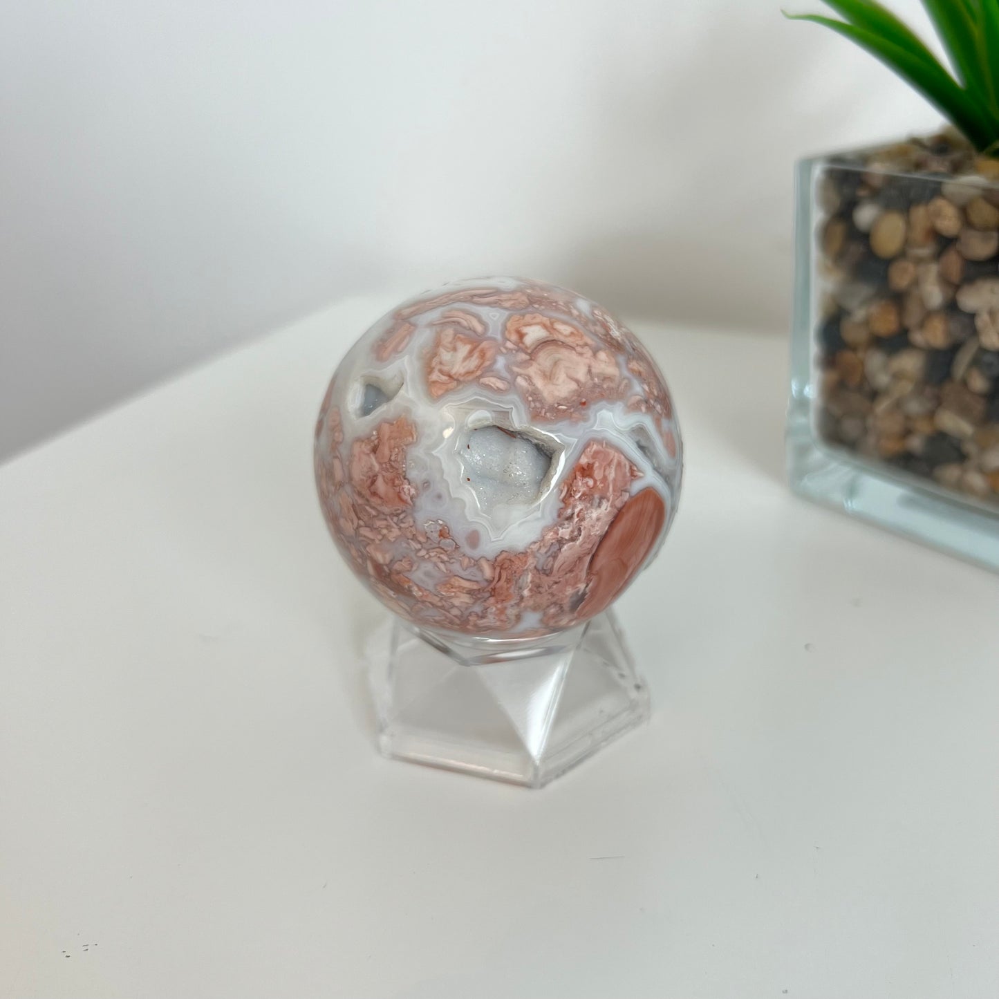 Pink Agate Sphere