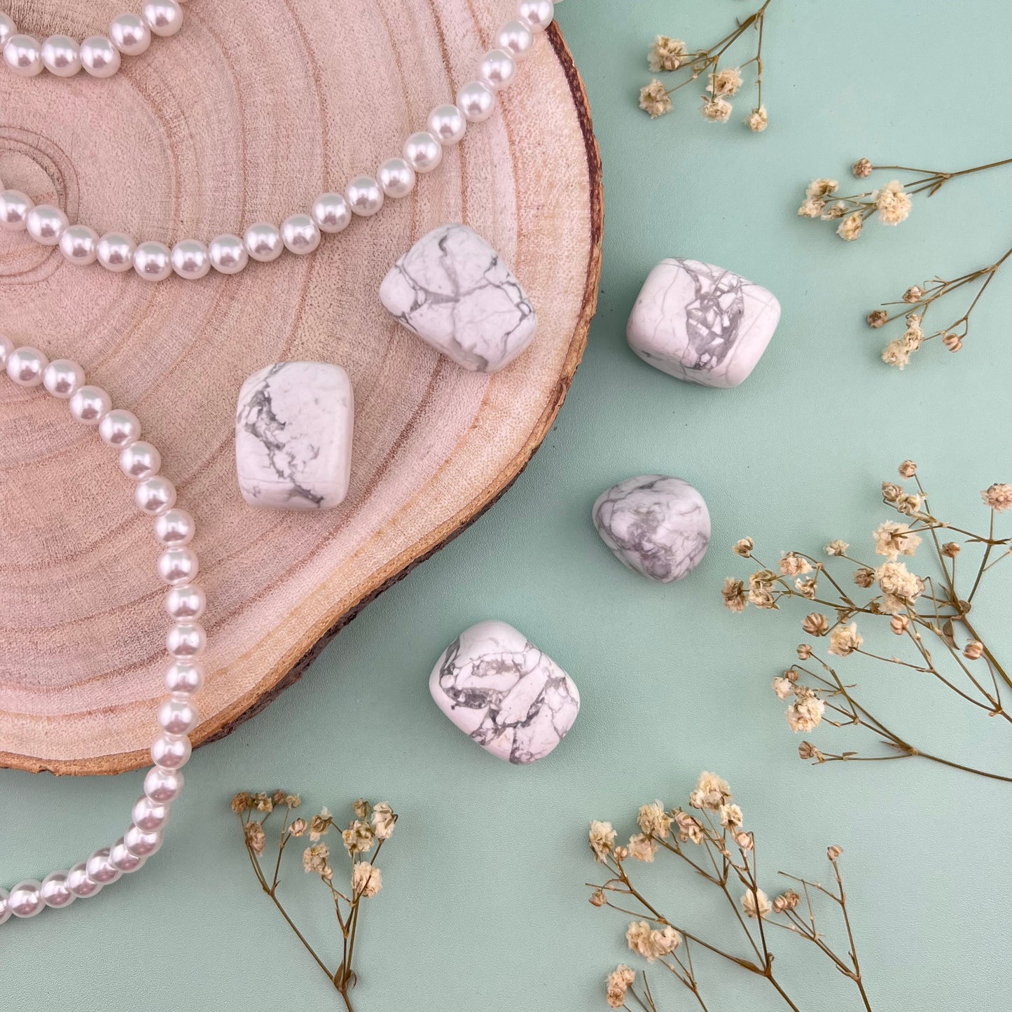 Howlite Tumbles