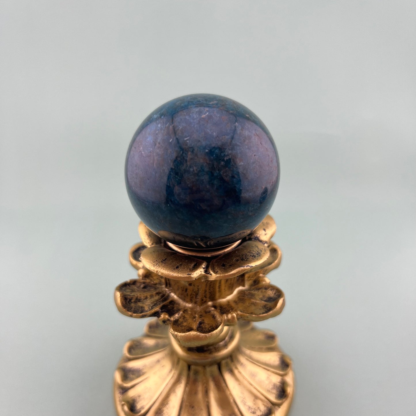 Blue Apatite Spheres