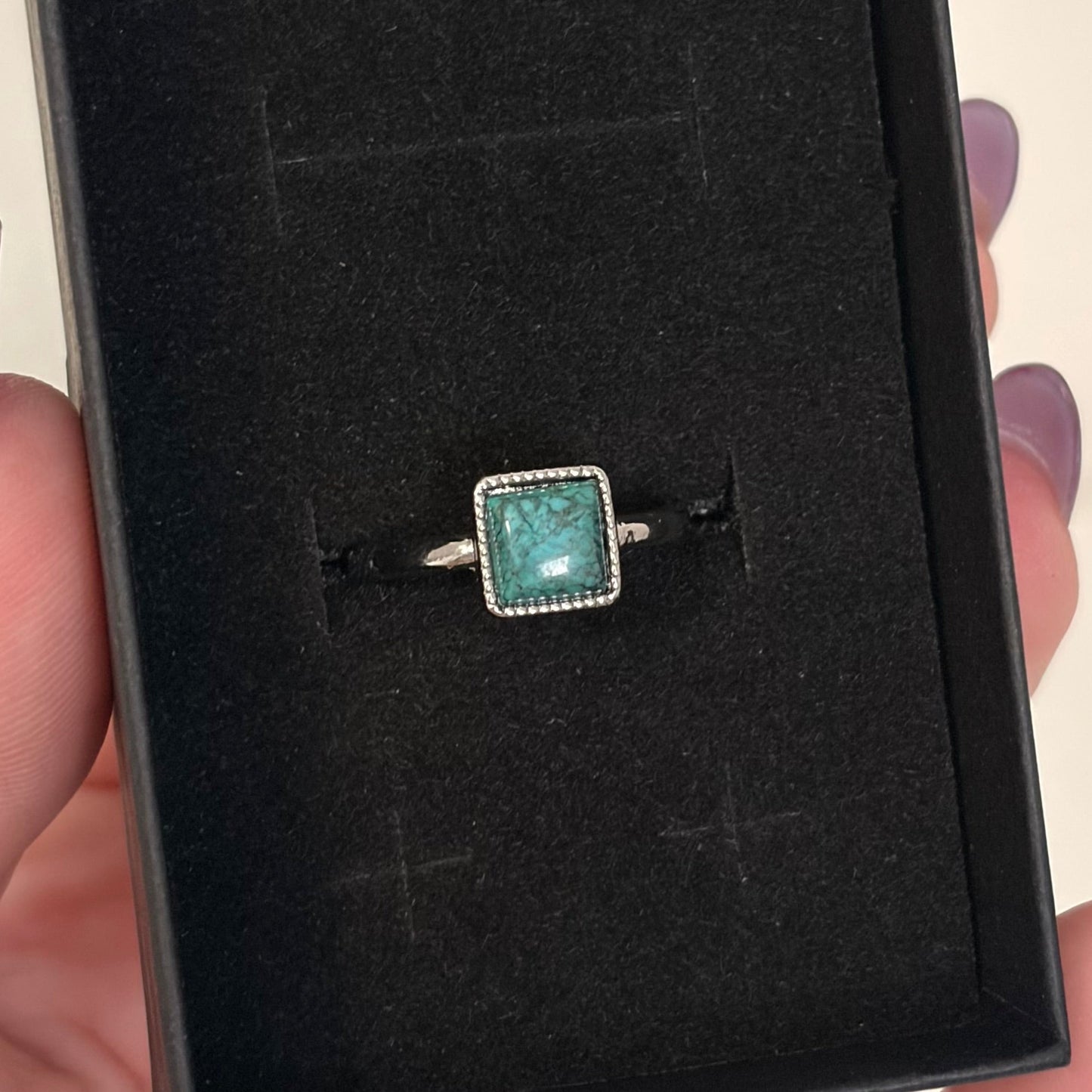 Turquoise Ring (Copper Plated)
