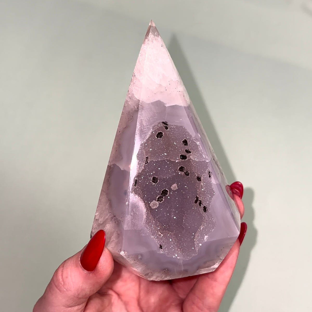 Brazilian Agate Diamond - Piece A