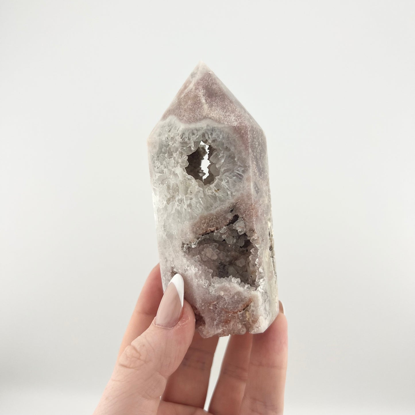 Pink Amethyst Towers | PureZen Minerals | Crystal Towers | Spiritual Healing | Decorative Ornament