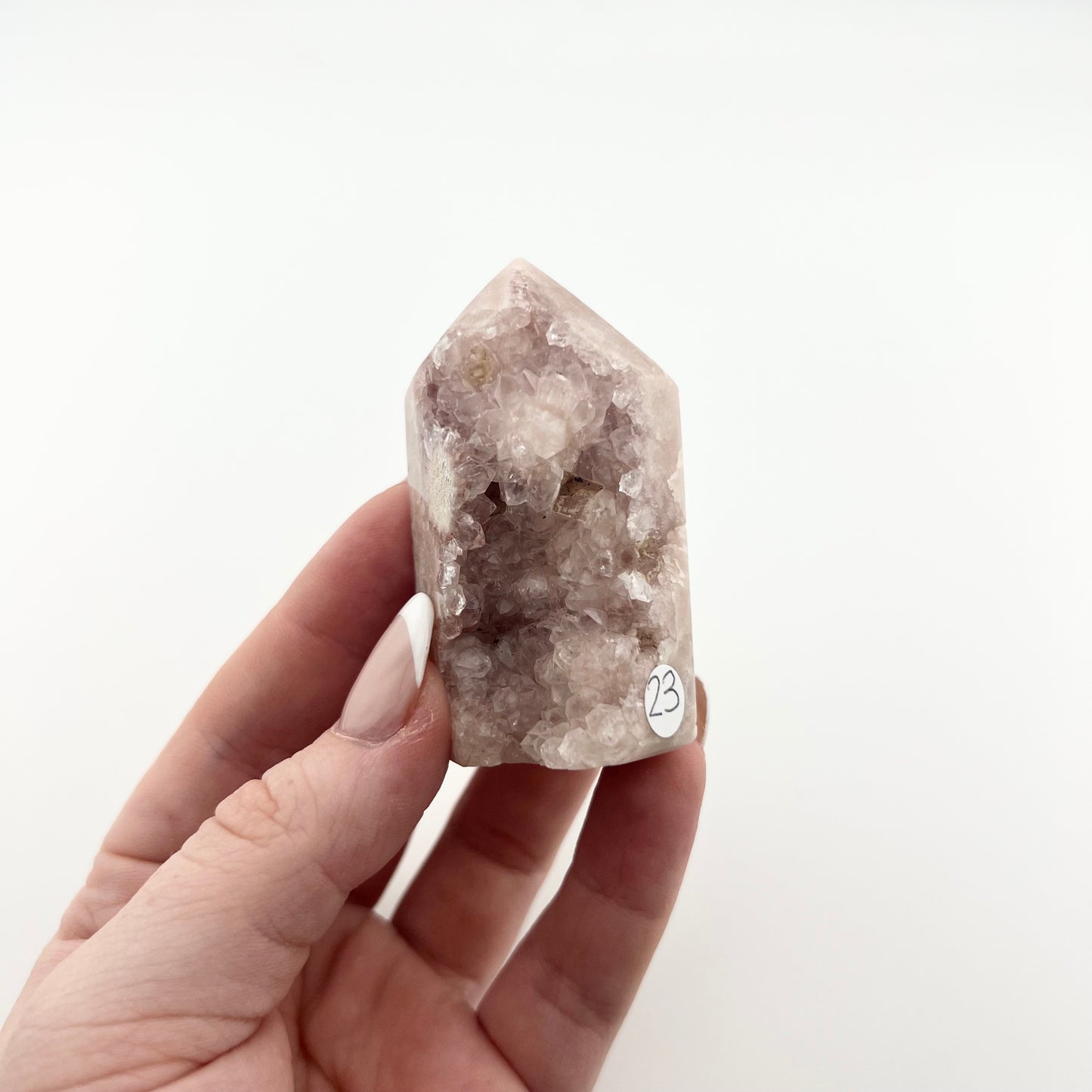 Pink Amethyst Towers | PureZen Minerals | Crystal Towers | Spiritual Healing | Decorative Ornament