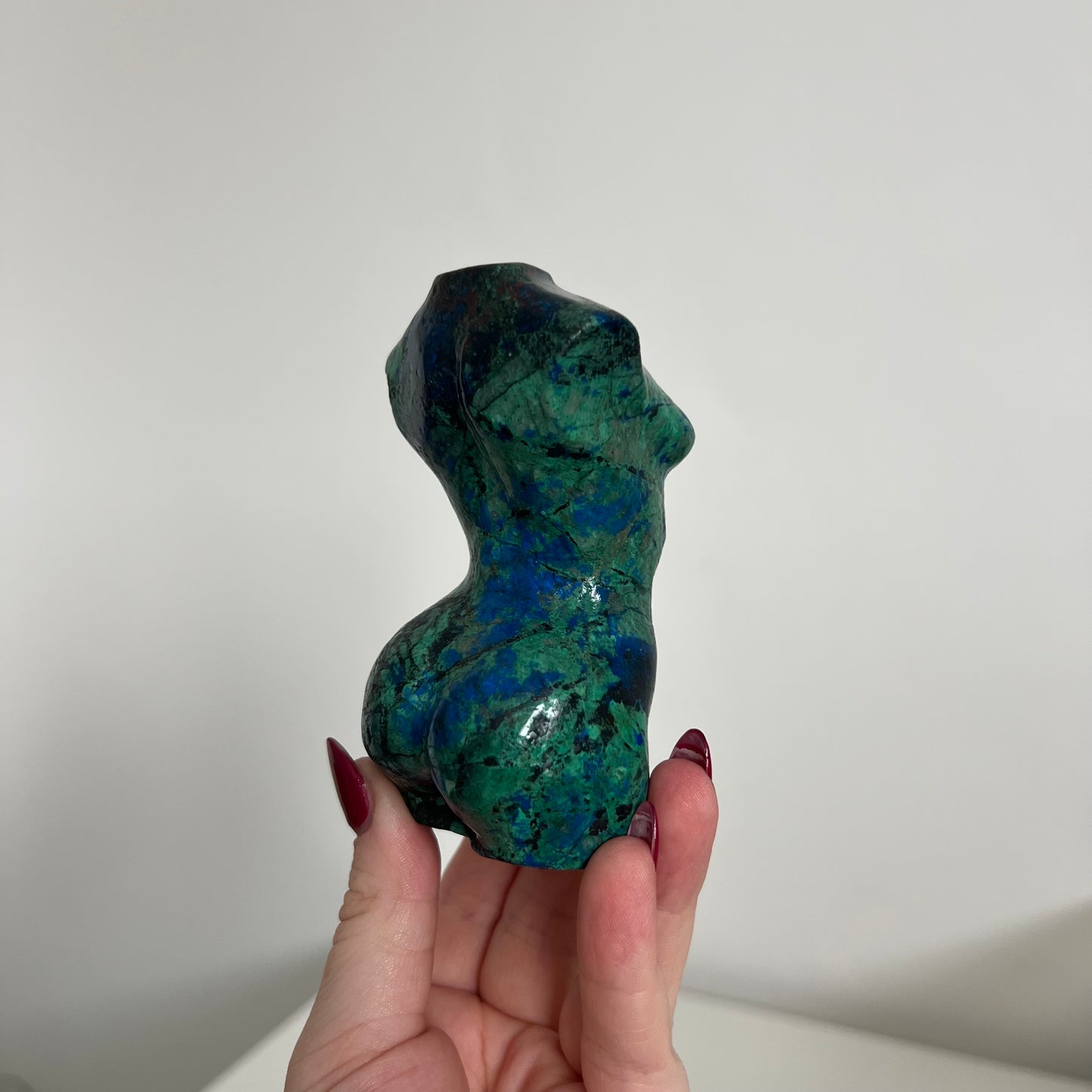 Azurite and Malachite Goddess Body