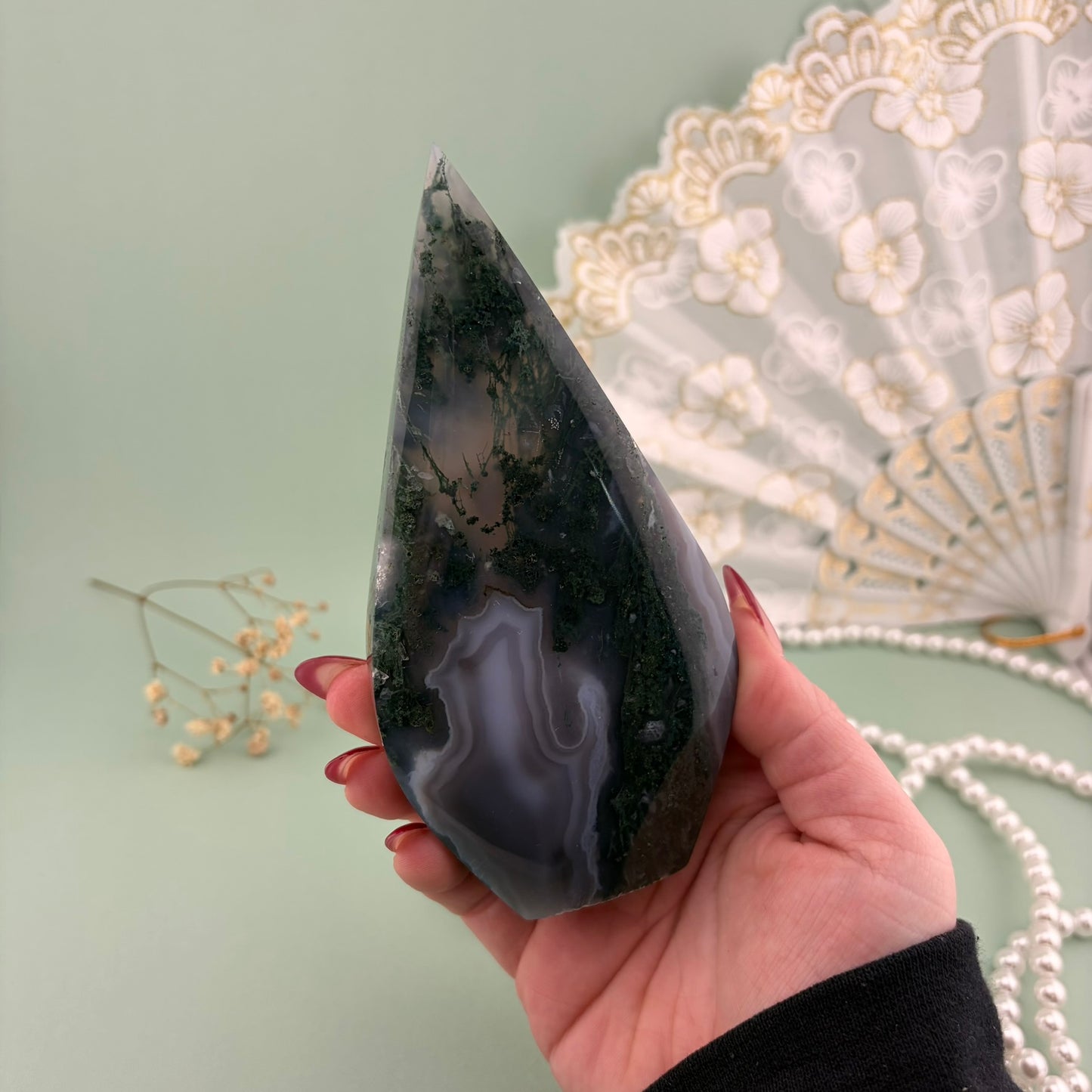 Moss Agate Freeform A