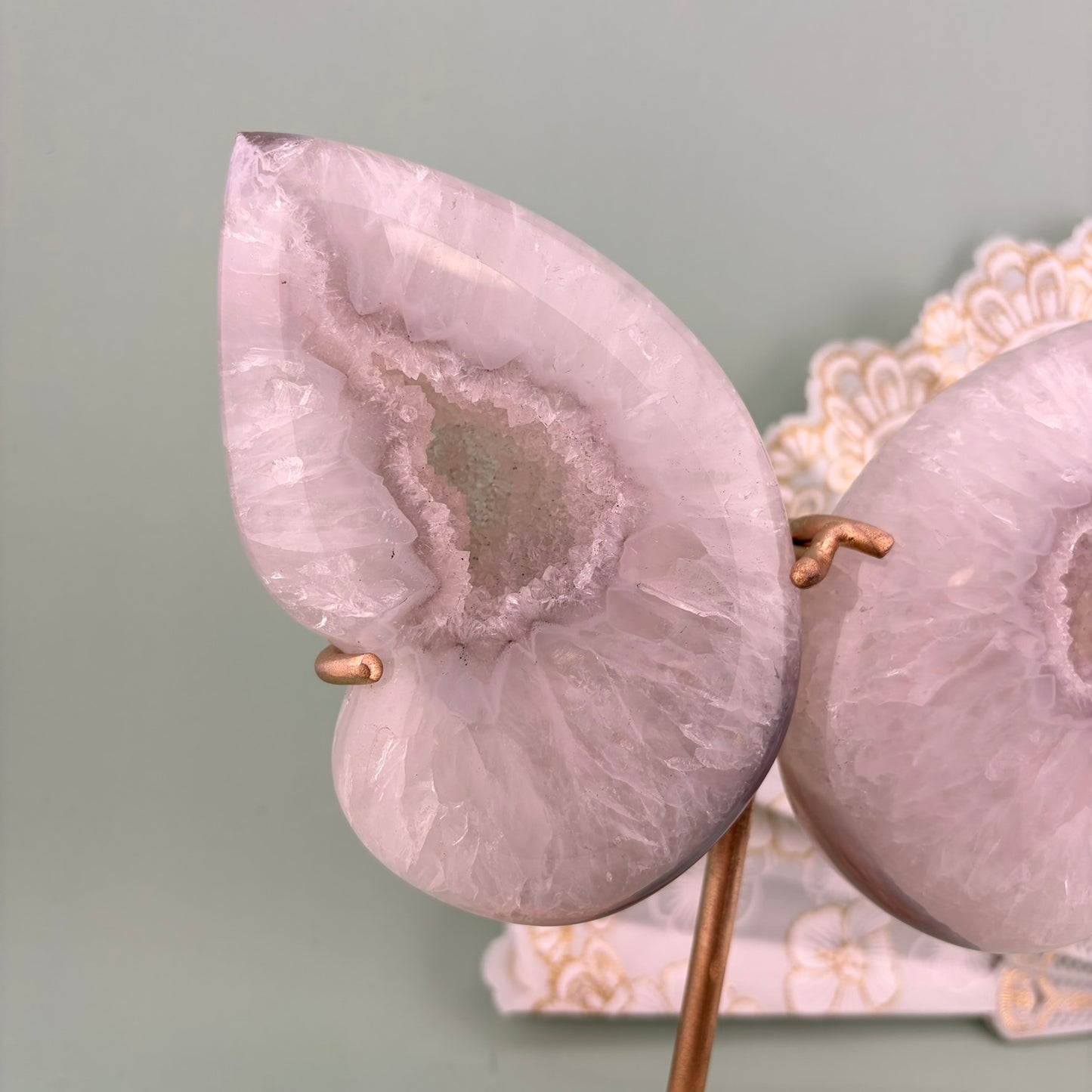Brazilian Agate Butterfly on Custom Stand