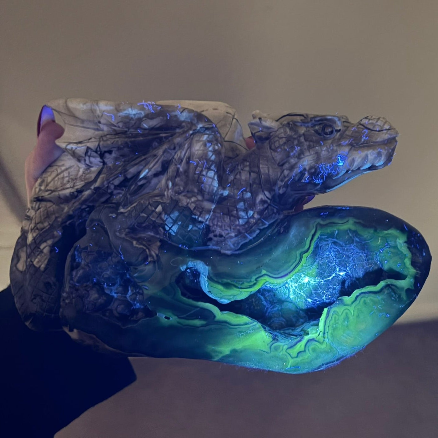 Volcano Agate Dragon