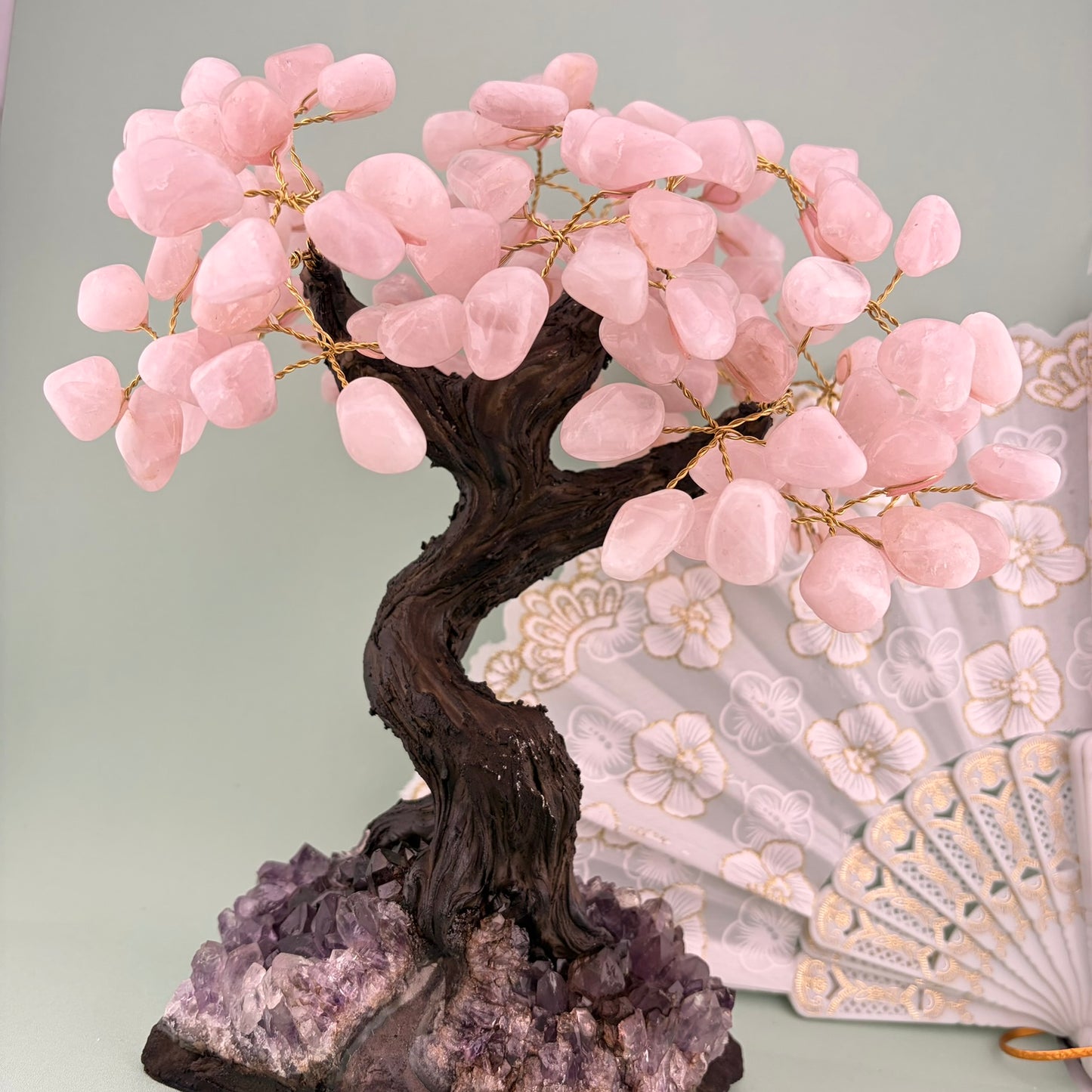 Rose Quartz Money Tree
