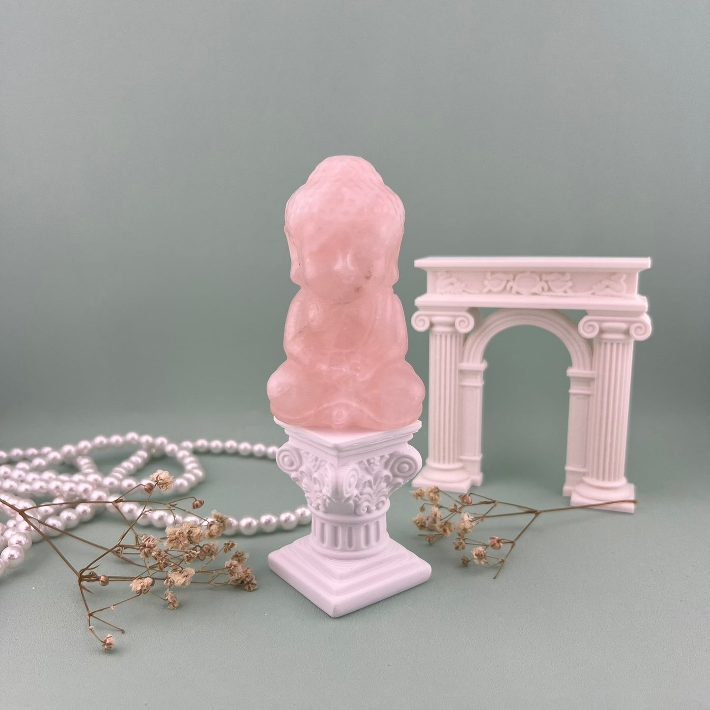 Rose Quartz Buddha