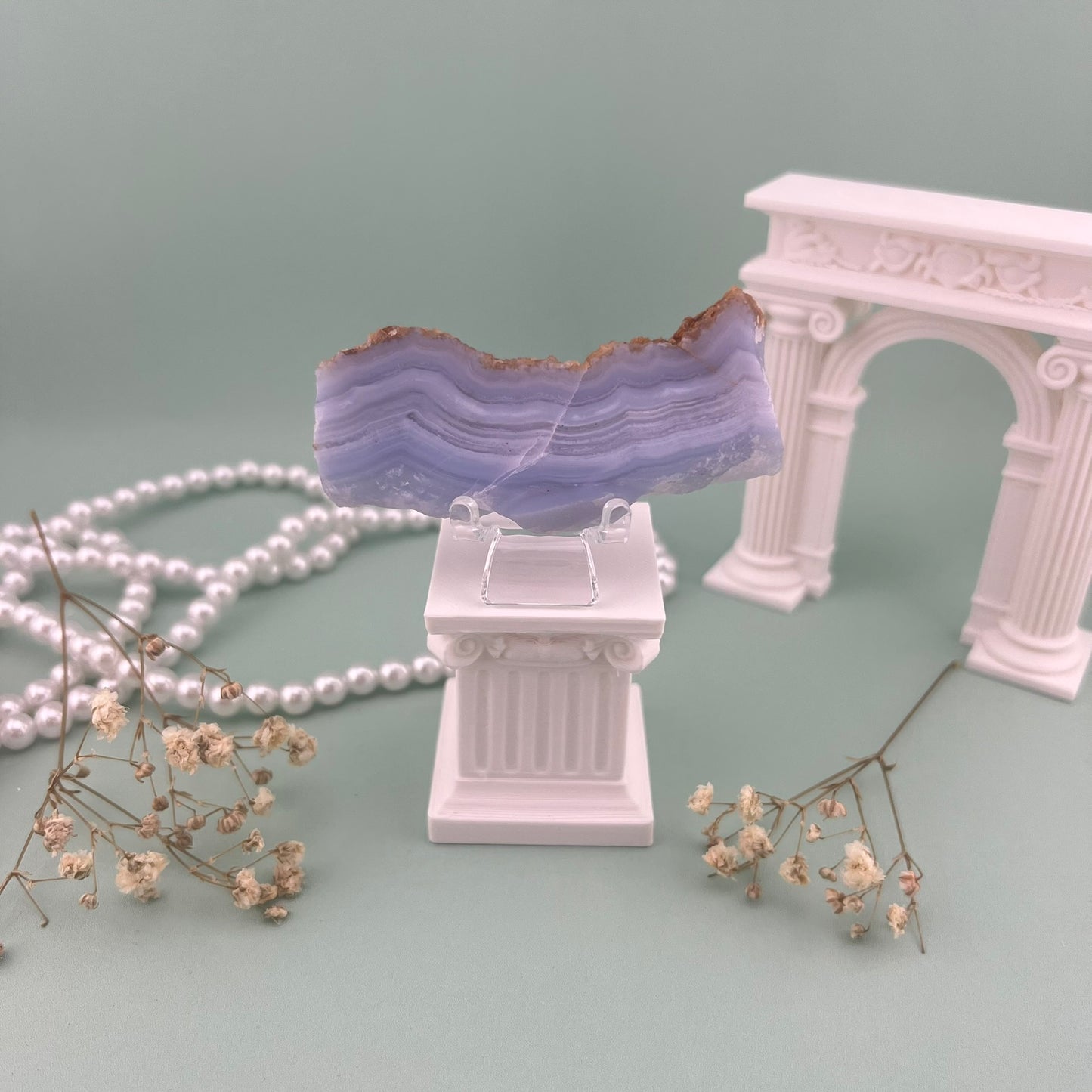 Blue Lace Agate Slab A