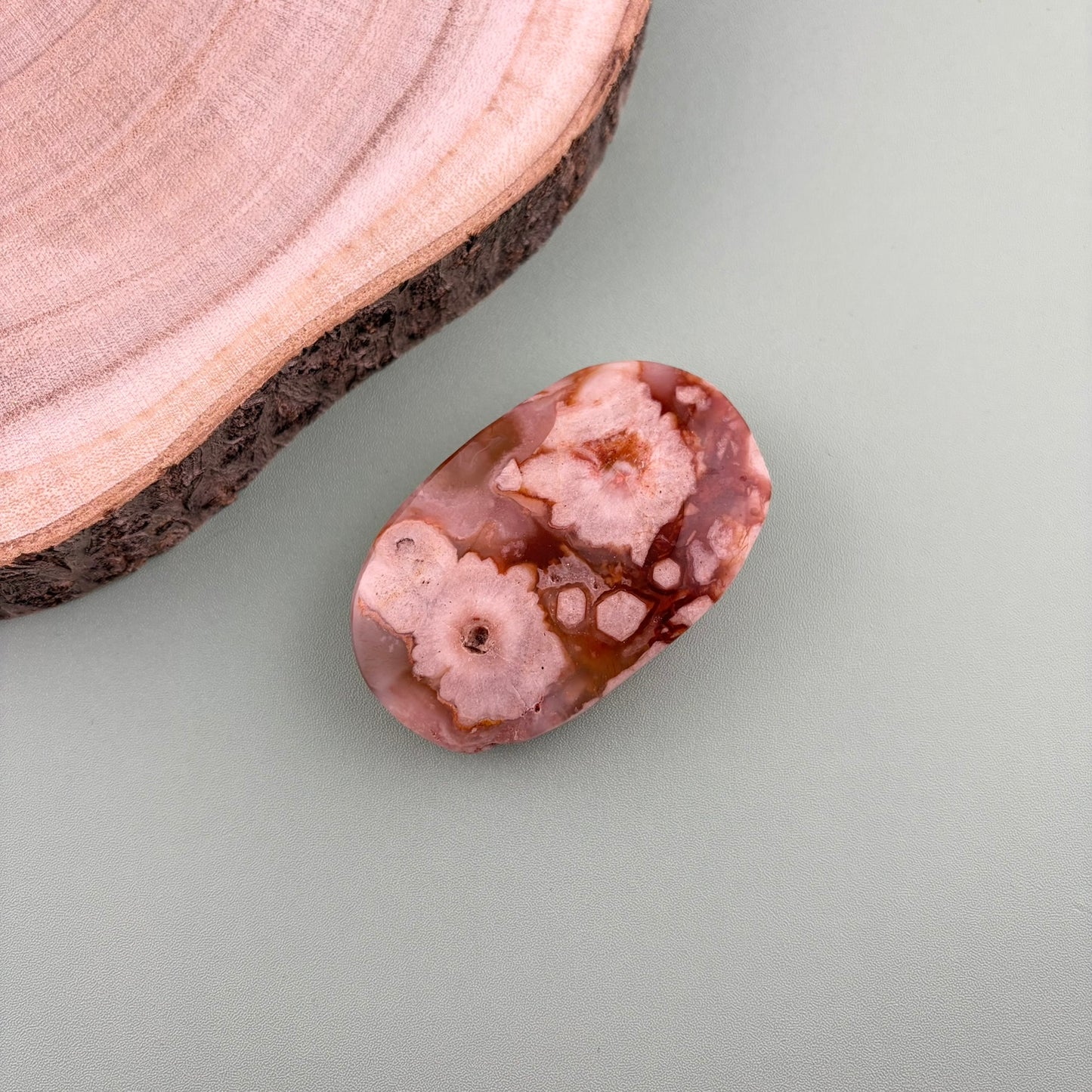 Carnelian Flower Agate Palms