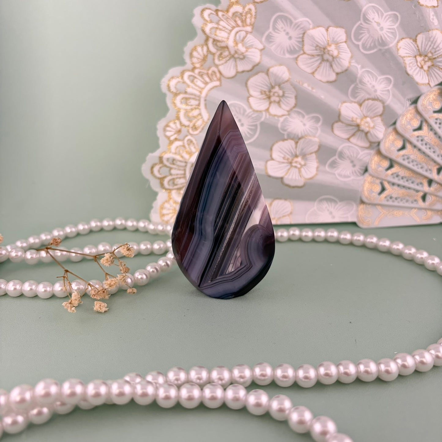 Jelly Agate Teardrop A