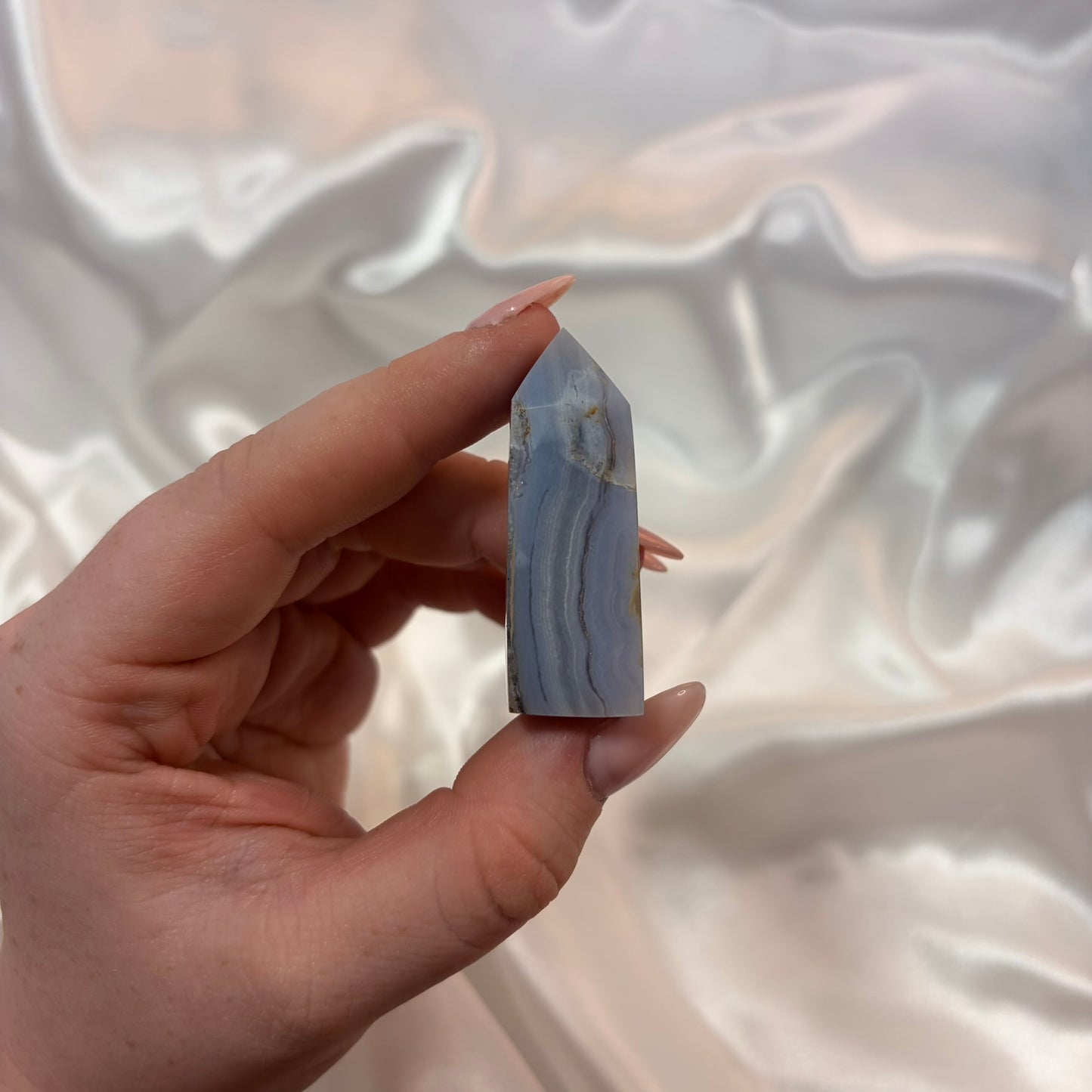 Blue Lace Agate Tower E