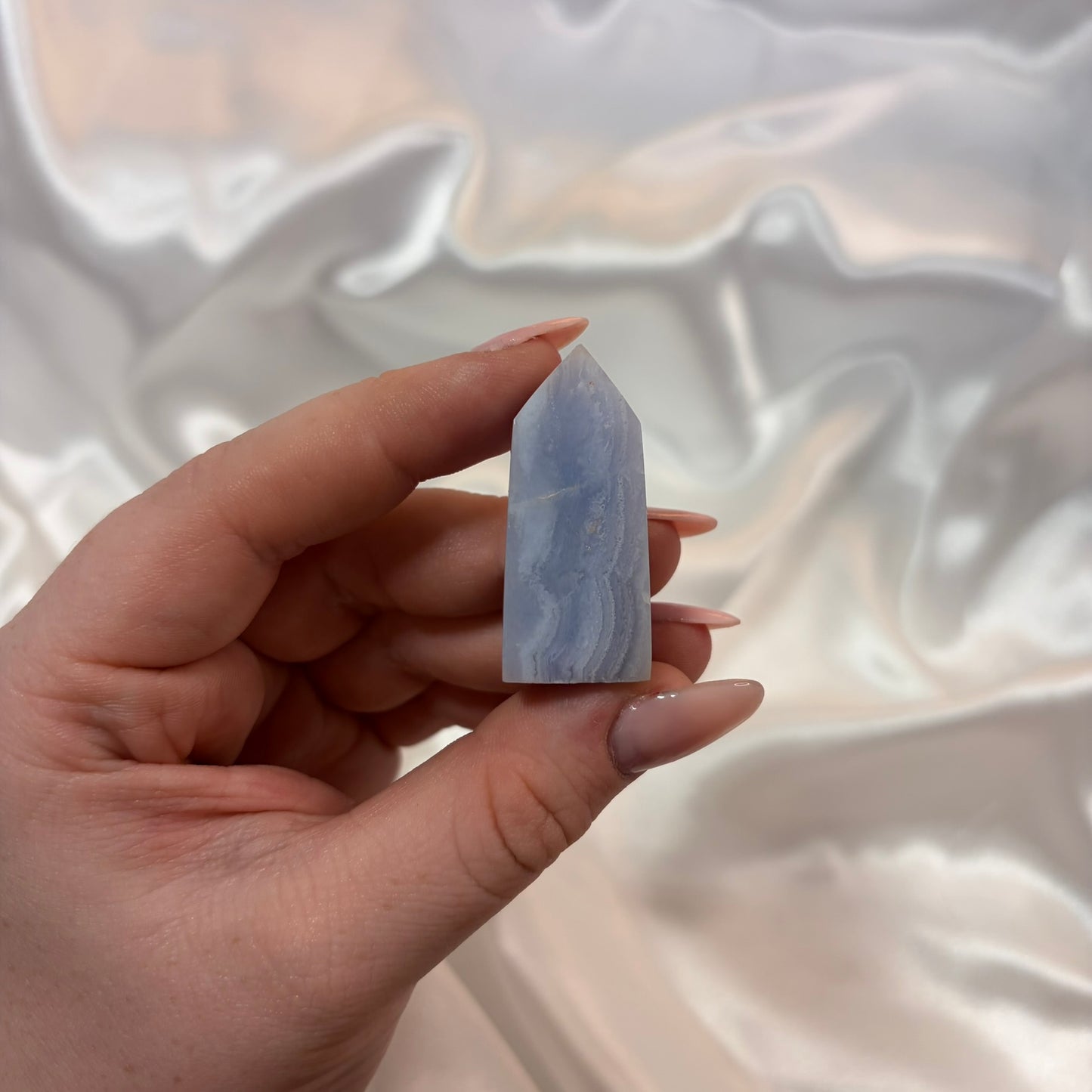 Blue Lace Agate Tower I