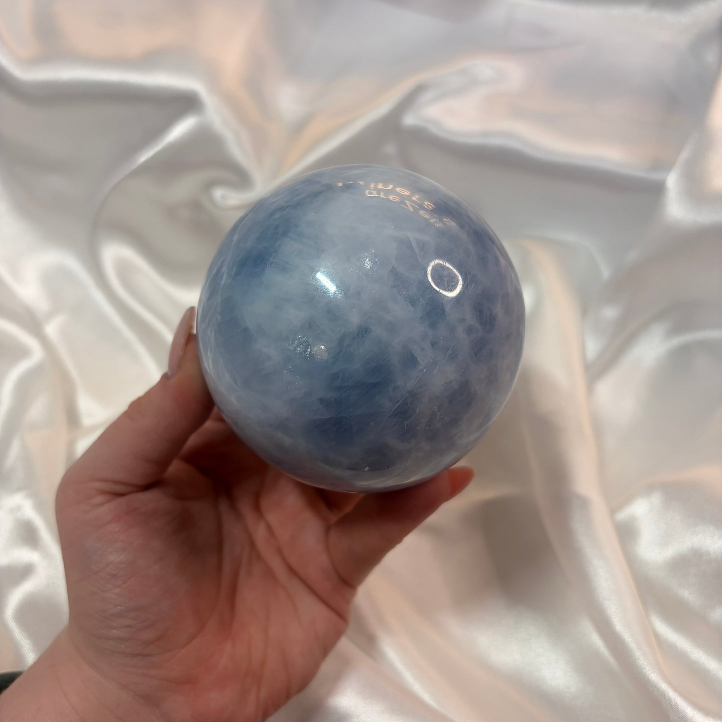 Blue Calcite Sphere