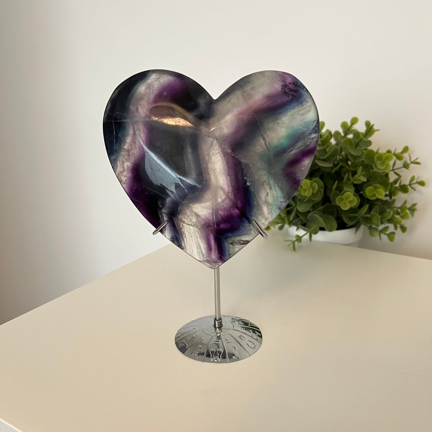 XL Fluorite Heart