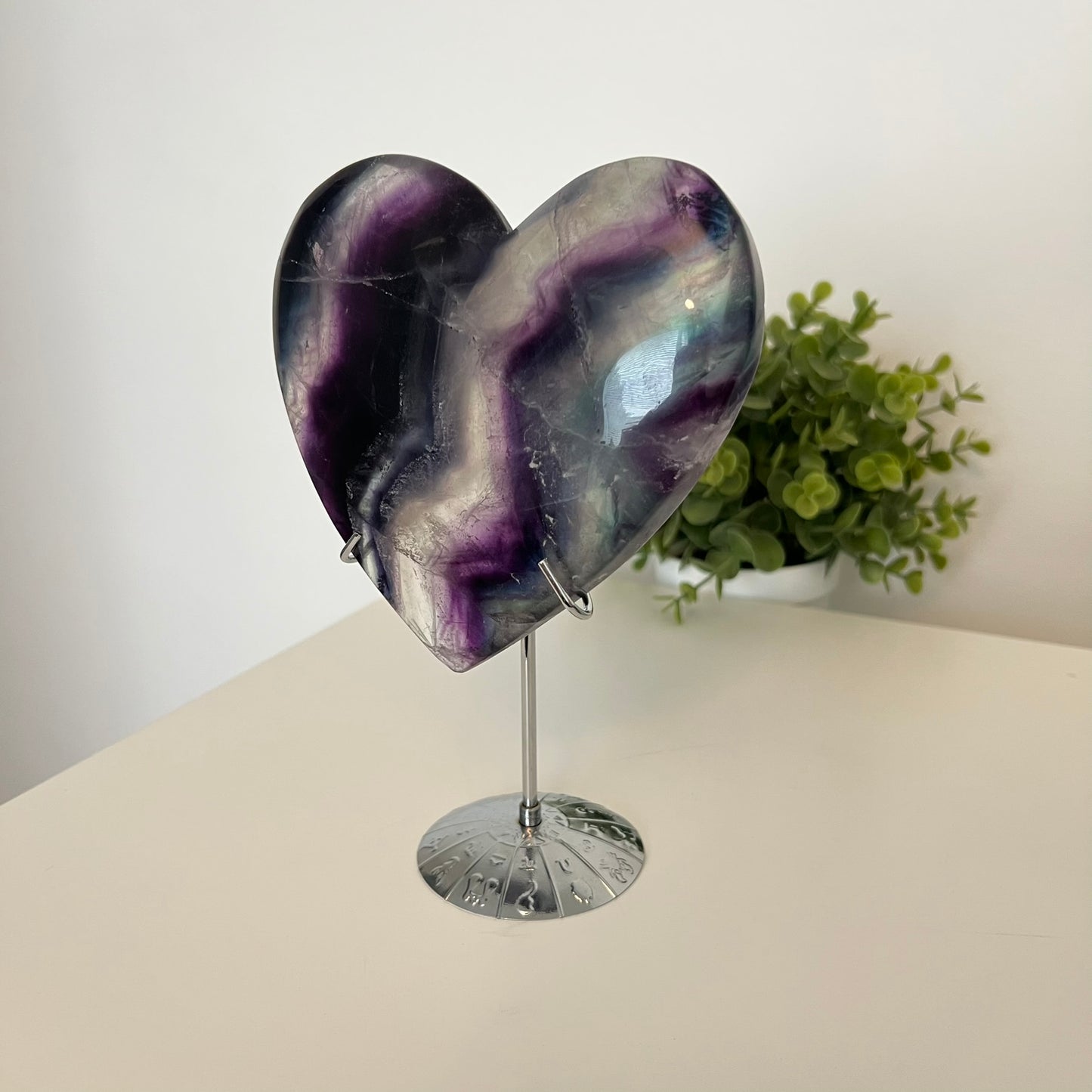XL Fluorite Heart