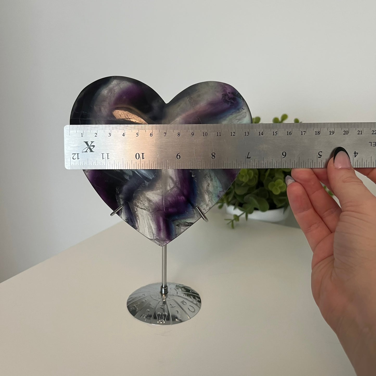 XL Fluorite Heart