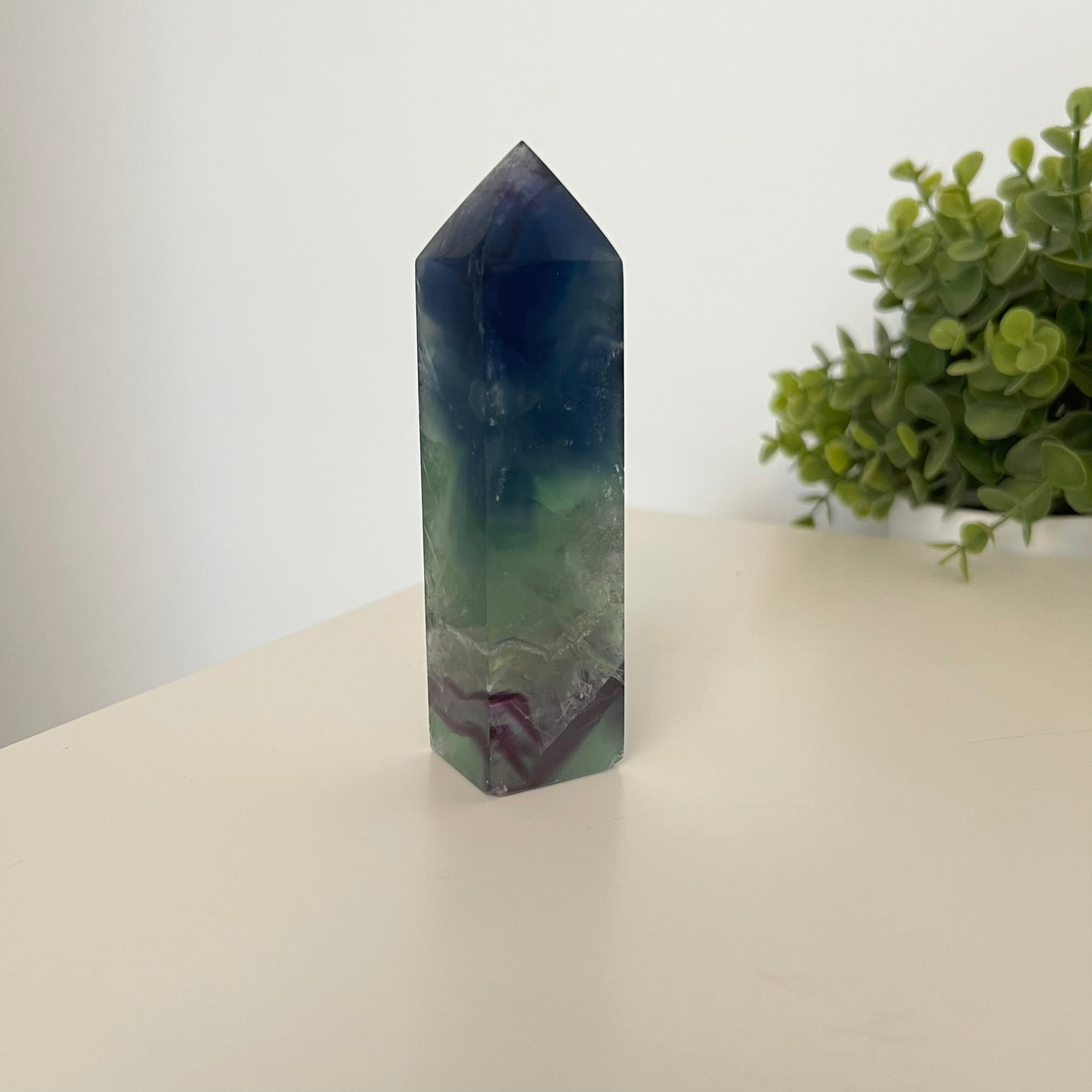 Fluorite tower | PureZen Minerals | Crystal Towers | Spiritual Healing | Decorative Ornament