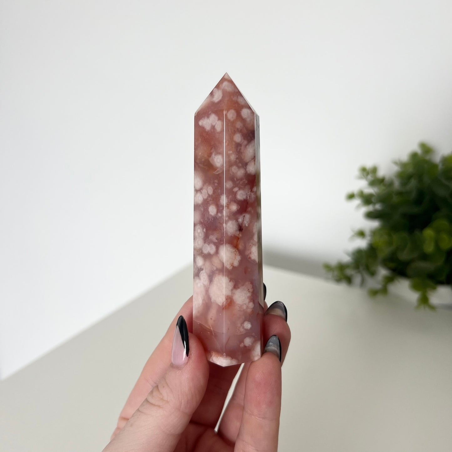 Carnelian Flower Agate Towers | PureZen Minerals | Crystal Towers | Spiritual Healing | Decorative Ornament