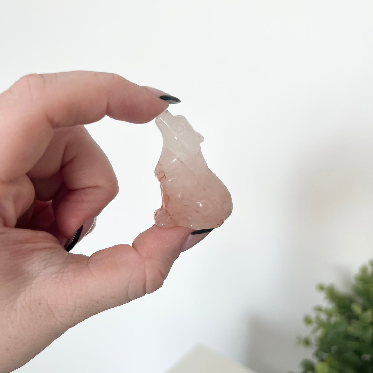 Various Wolf Crystal Carvings