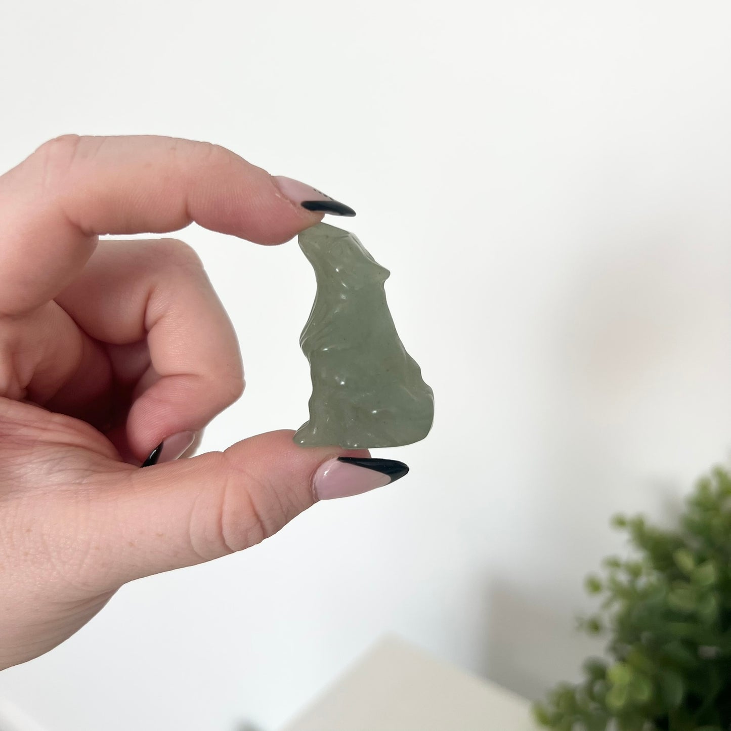 Various Wolf Crystal Carvings