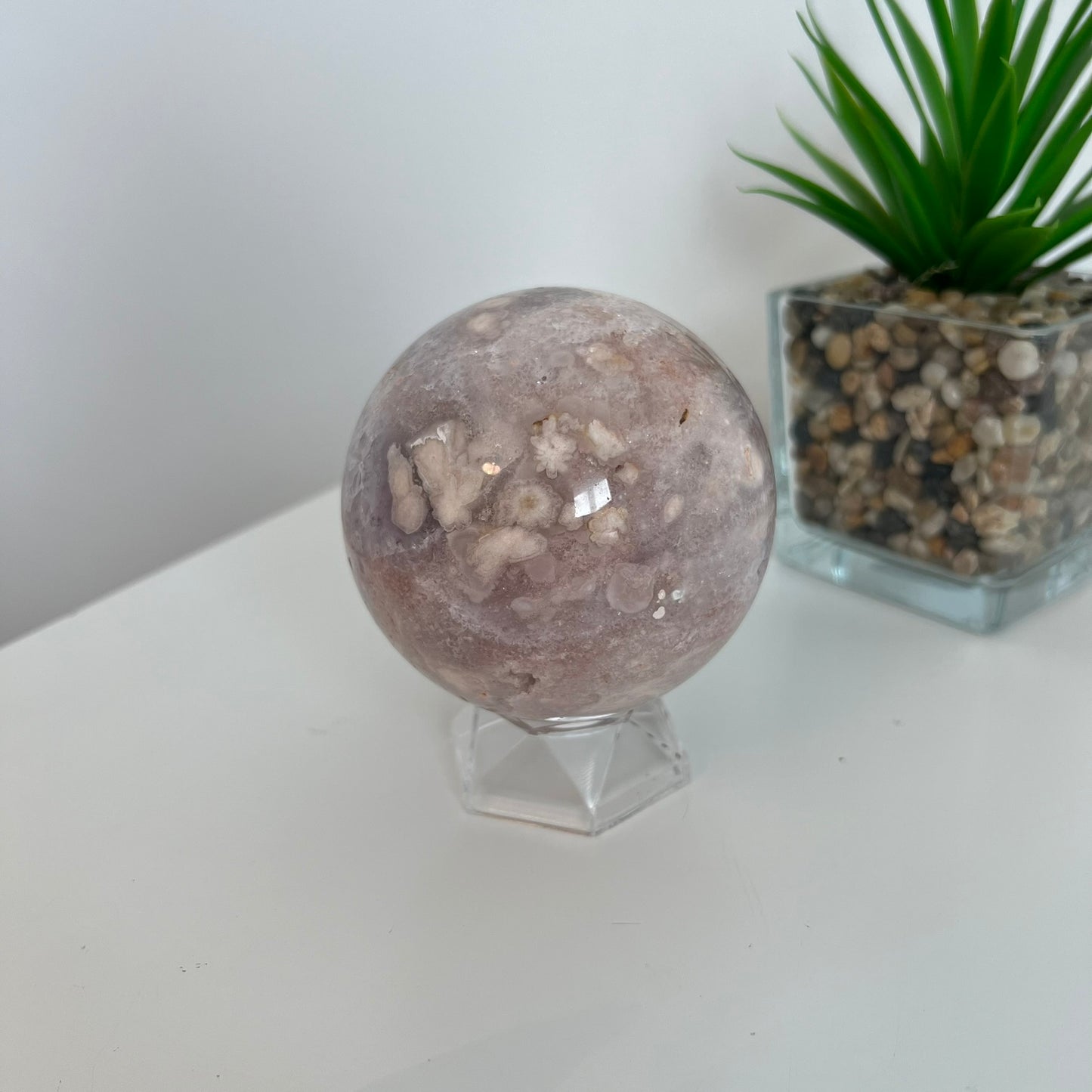 Pink Amethyst Sphere B