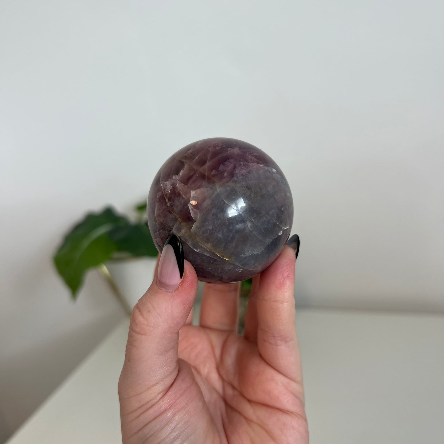 Lavender Rose Quartz Sphere