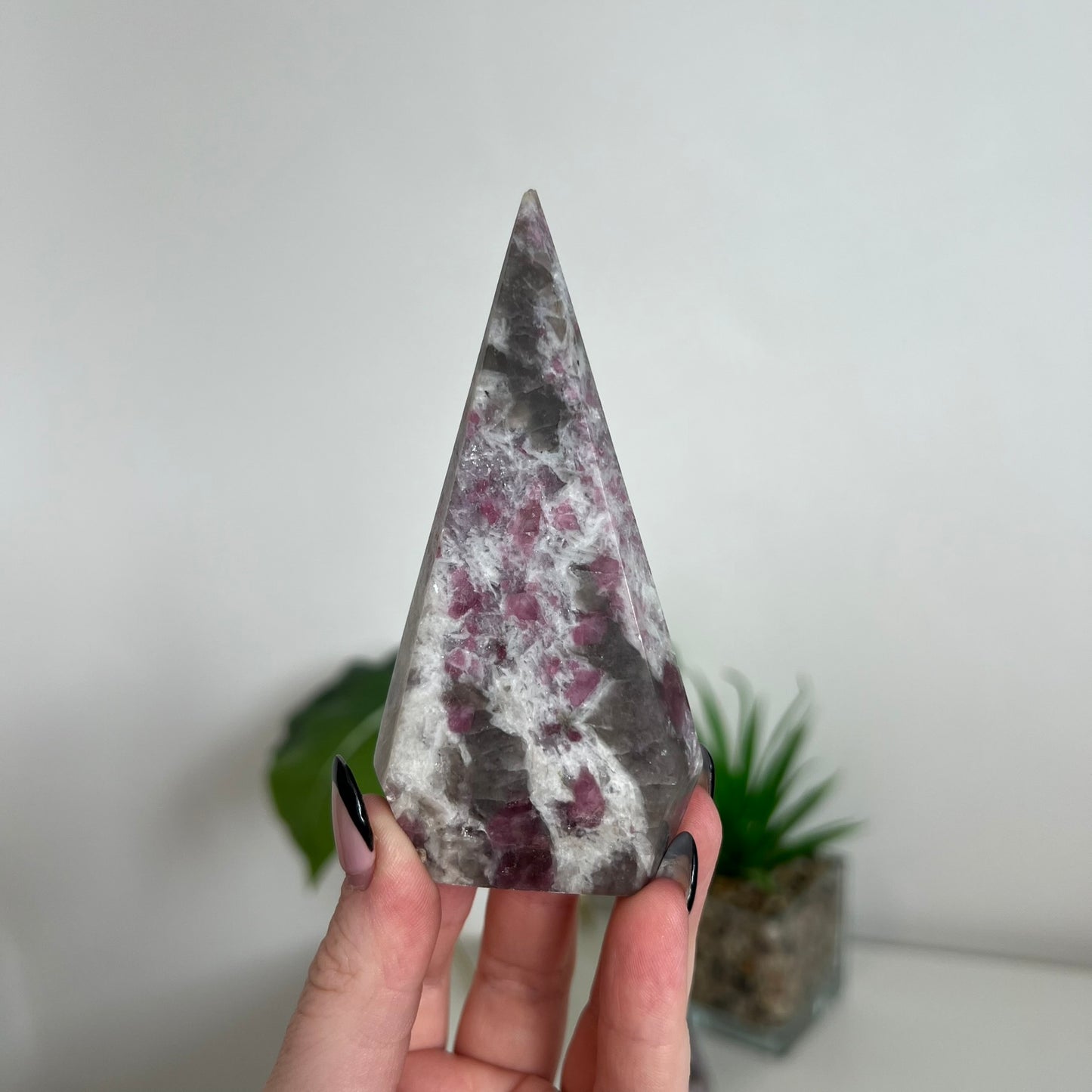 Pink Tourmaline Diamond Tower