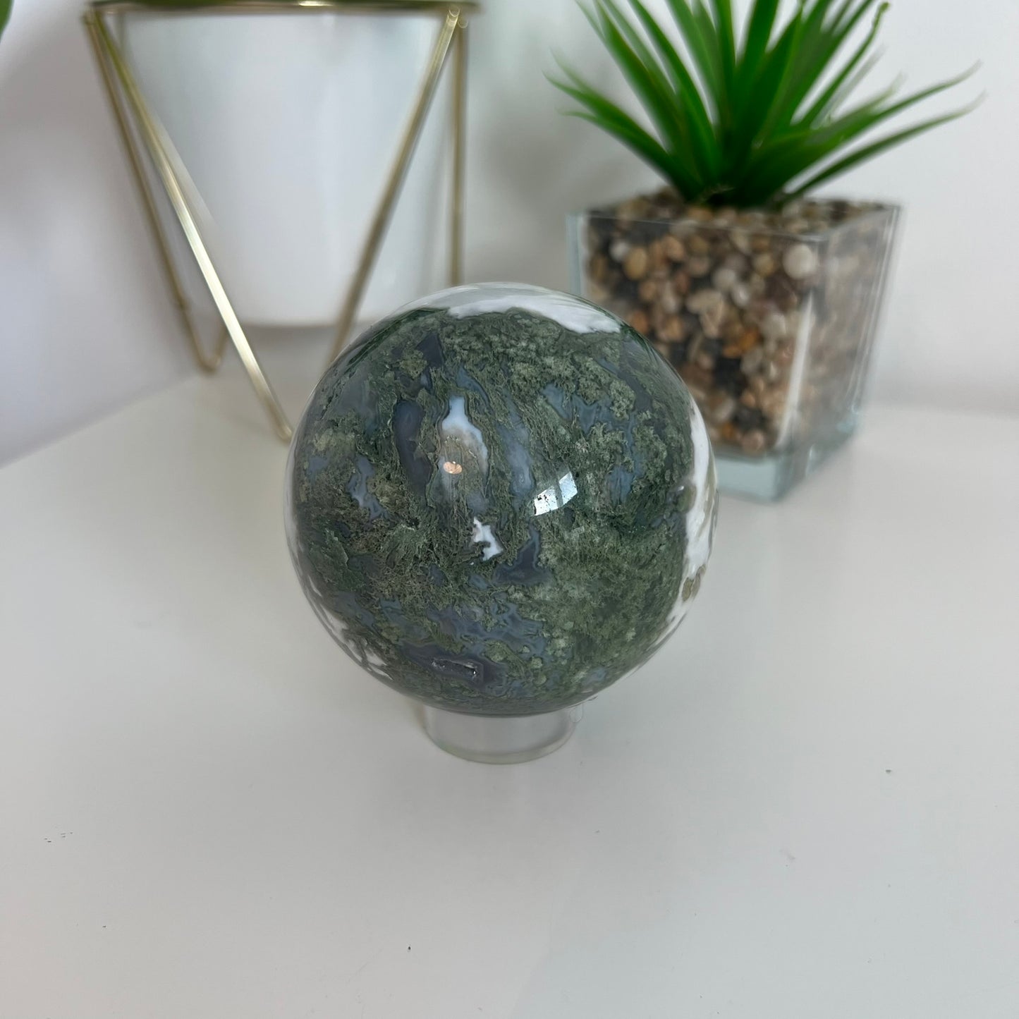 Moss Agate Sphere