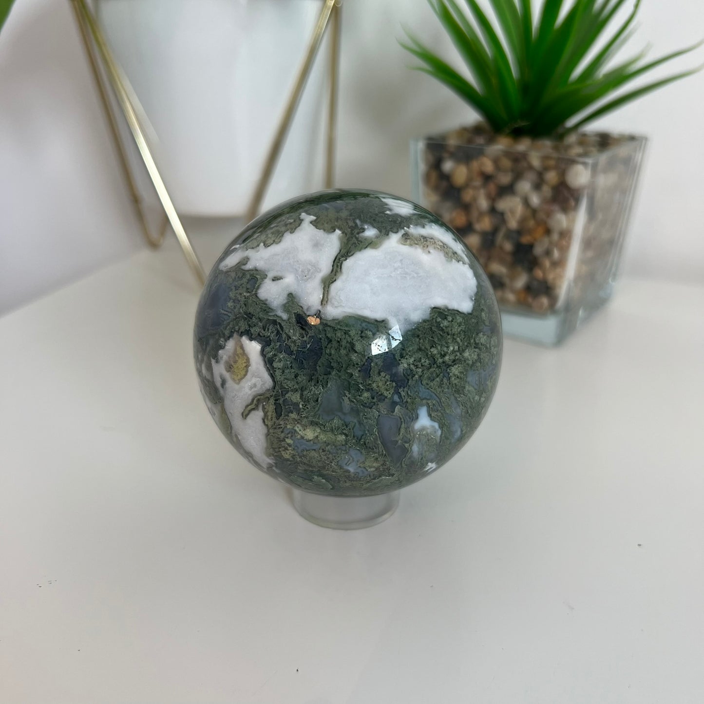 Moss Agate Sphere