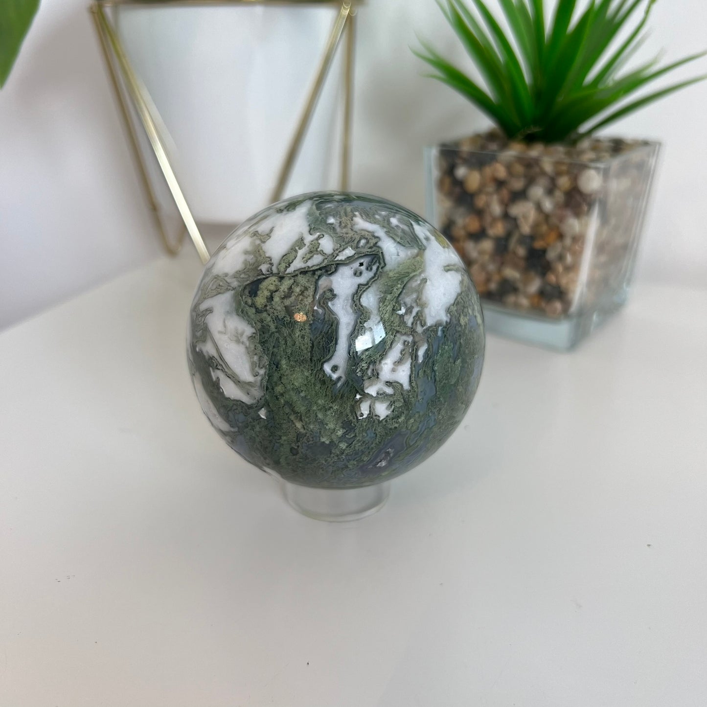 Moss Agate Sphere