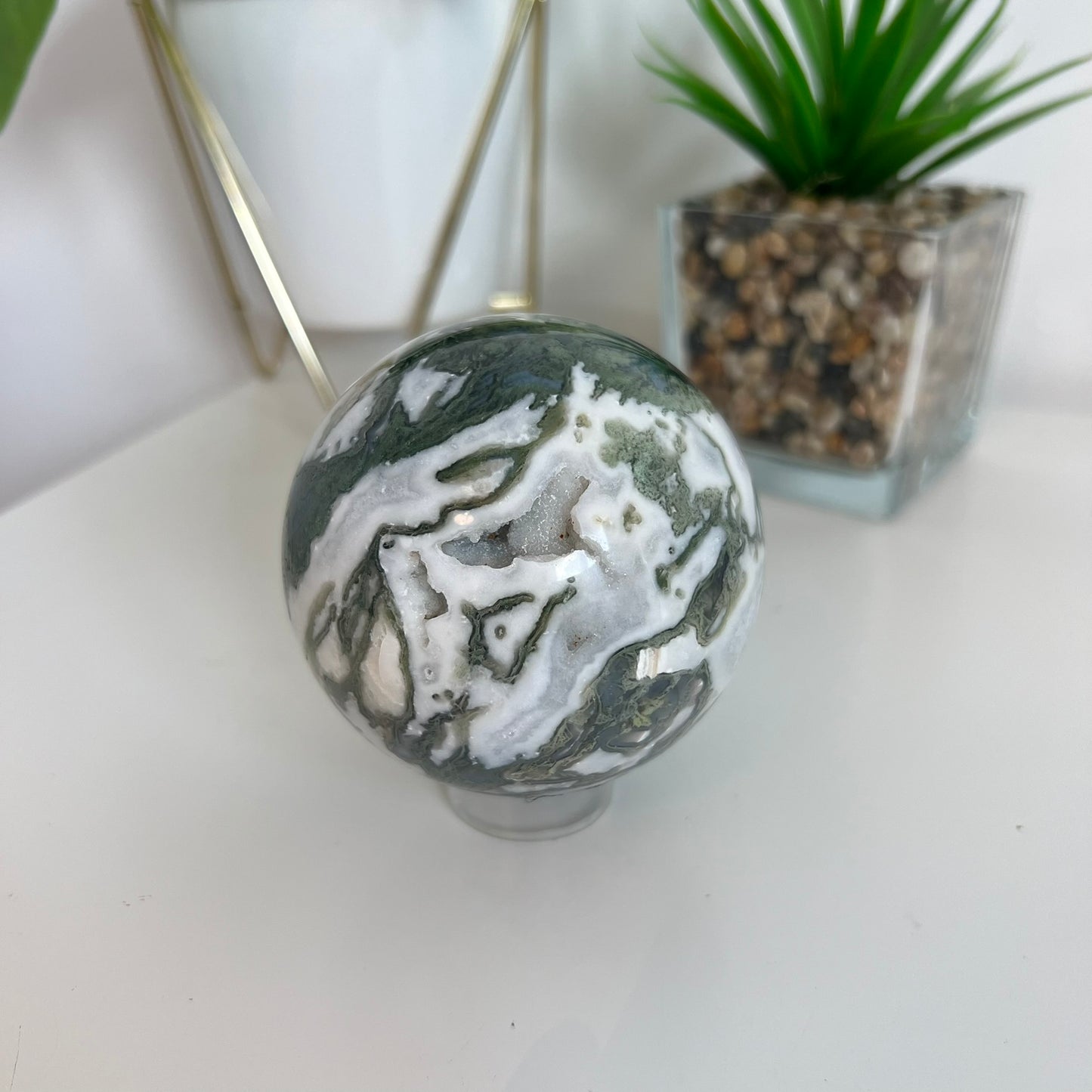 Moss Agate Sphere