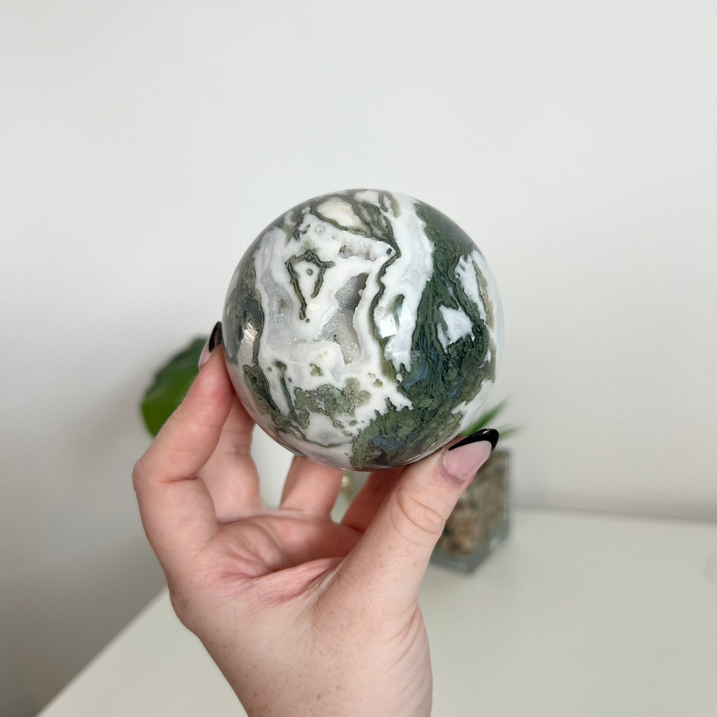 Moss Agate Sphere