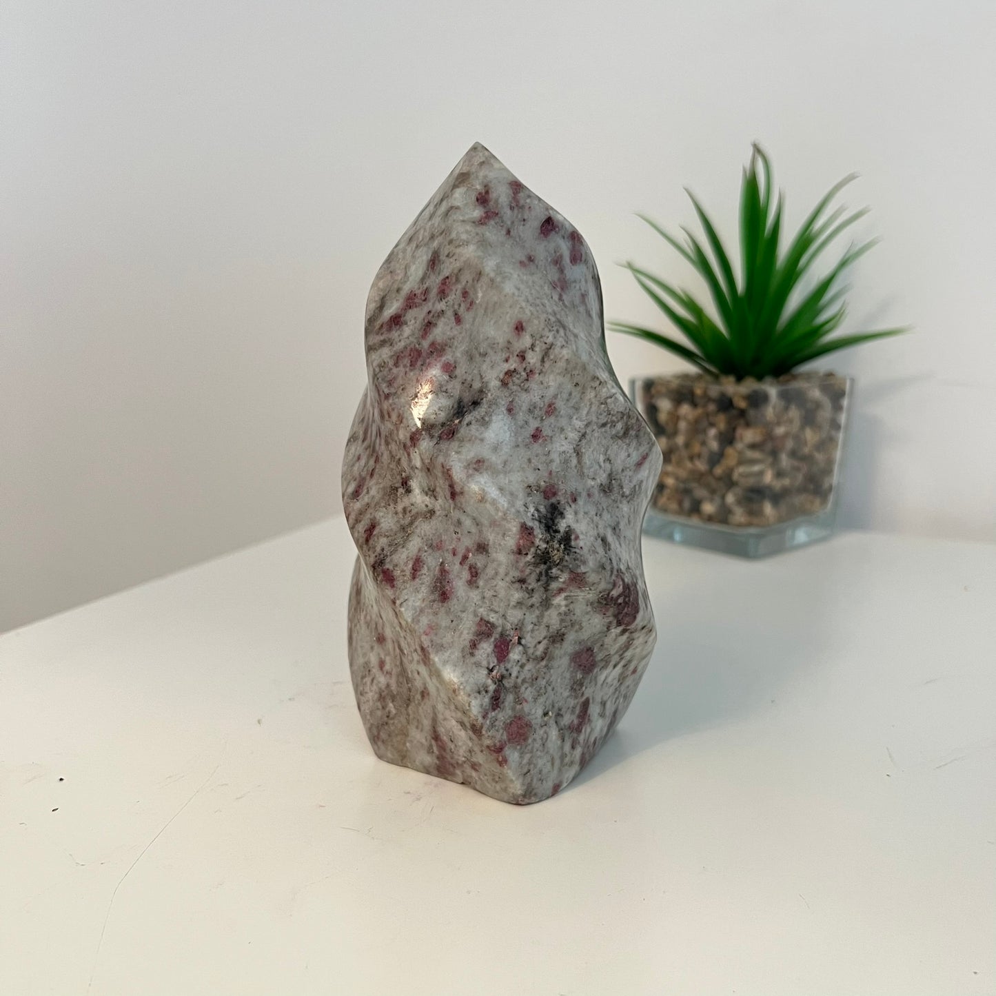 Large Pink Tourmaline Flame