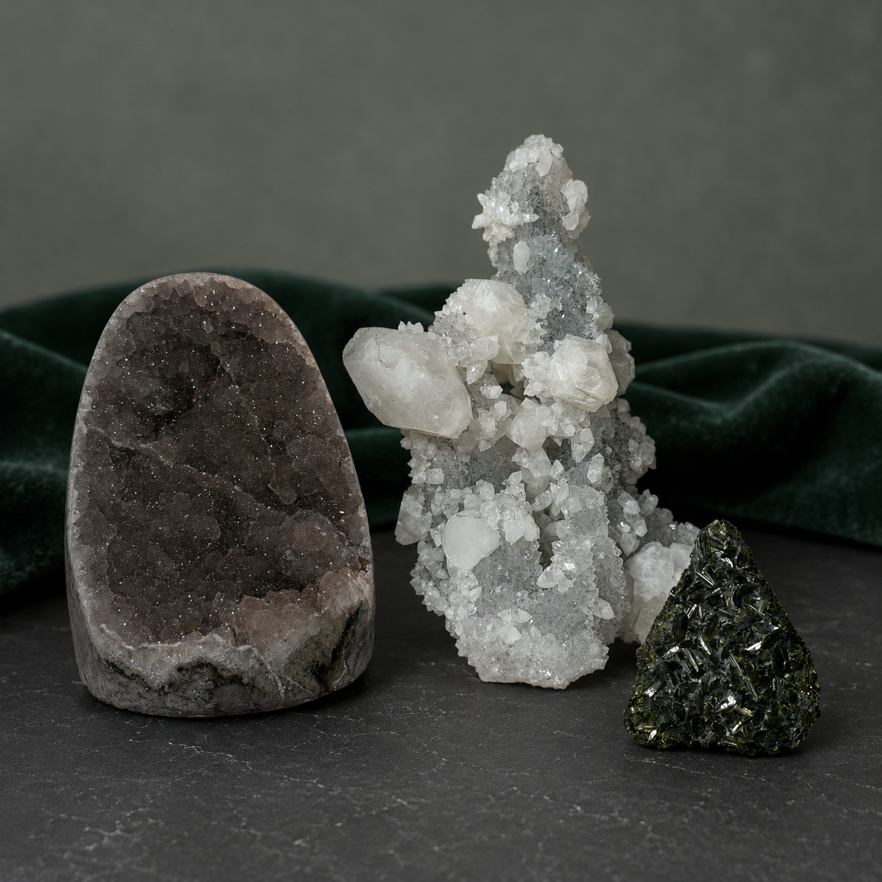 Raw and Specimens