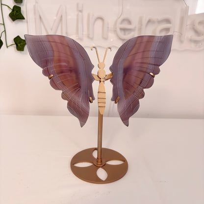 Jelly Agate Butterfly Wings