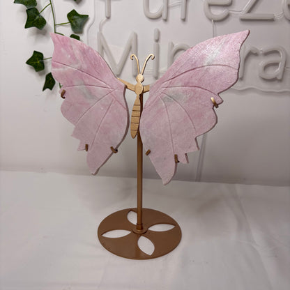 Pink Opal Butterfly Wings