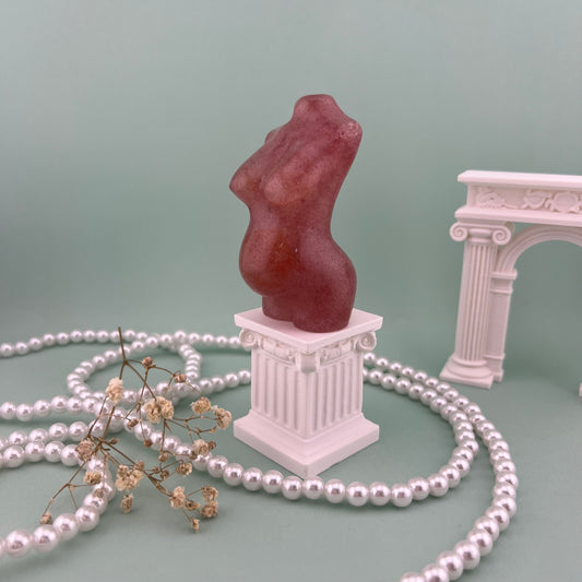 Strawberry Quartz Goddess Body with Baby Bump