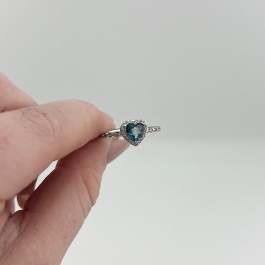 S925 Topaz Ring