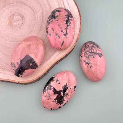 Rhodonite Palm Stones from PureZen Minerals, view 5