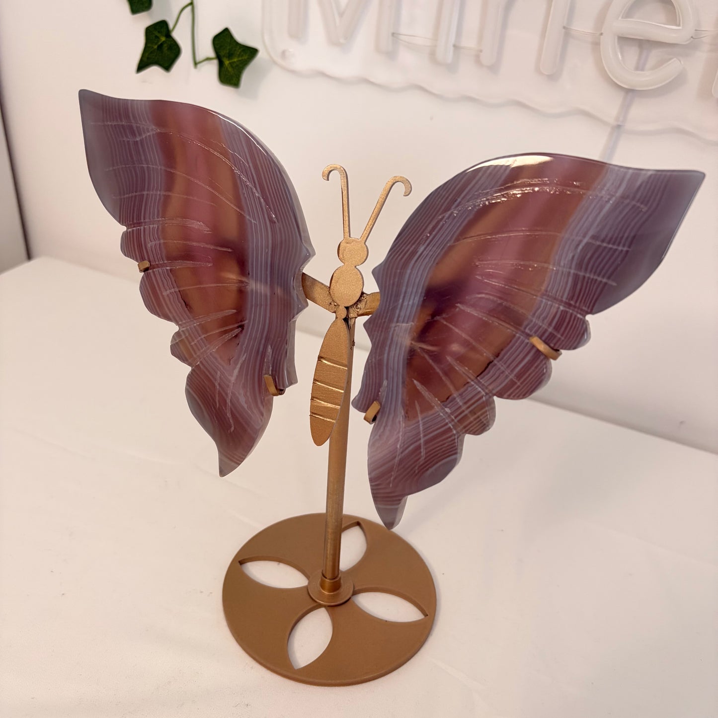 Jelly Agate Butterfly Wings