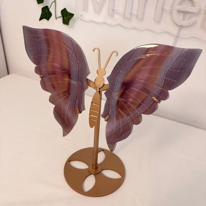 Jelly Agate Butterfly Wings