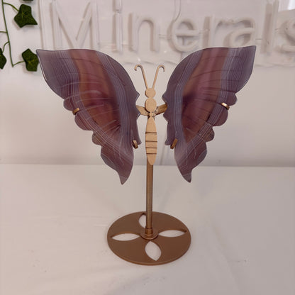 Jelly Agate Butterfly Wings