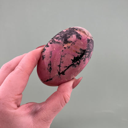 Rhodonite Palm Stones from PureZen Minerals, view 2
