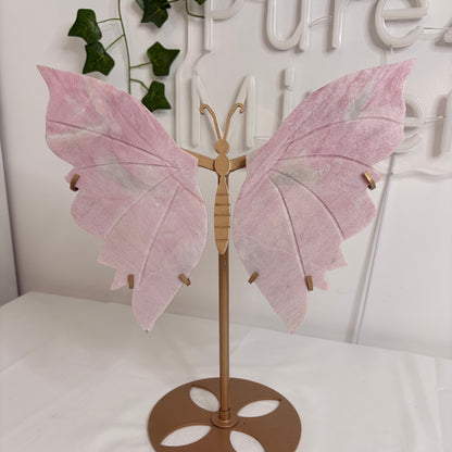 Pink Opal Butterfly Wings