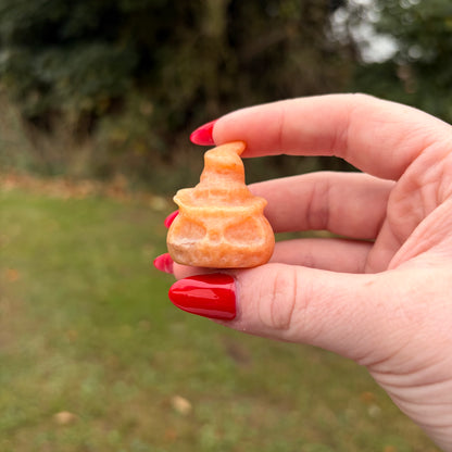 Witch Hat Pumpkin Crystal Carvings – Choose Your Own