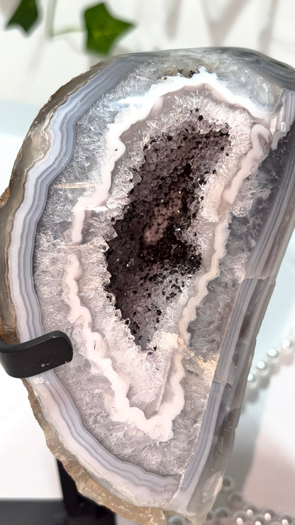 Large Geode on Stand - Piece C