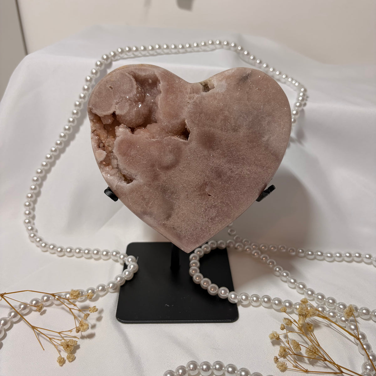 Pink Amethyst Heart - Piece C